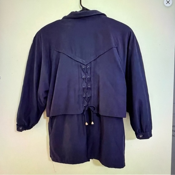 American Bazaar AB II Women's navy Jacket petite size XS removable lining cost - Picture 2 of 10